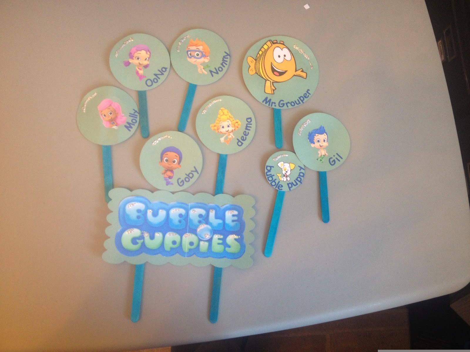 Pyper Creations: Bubble Guppies Puppets